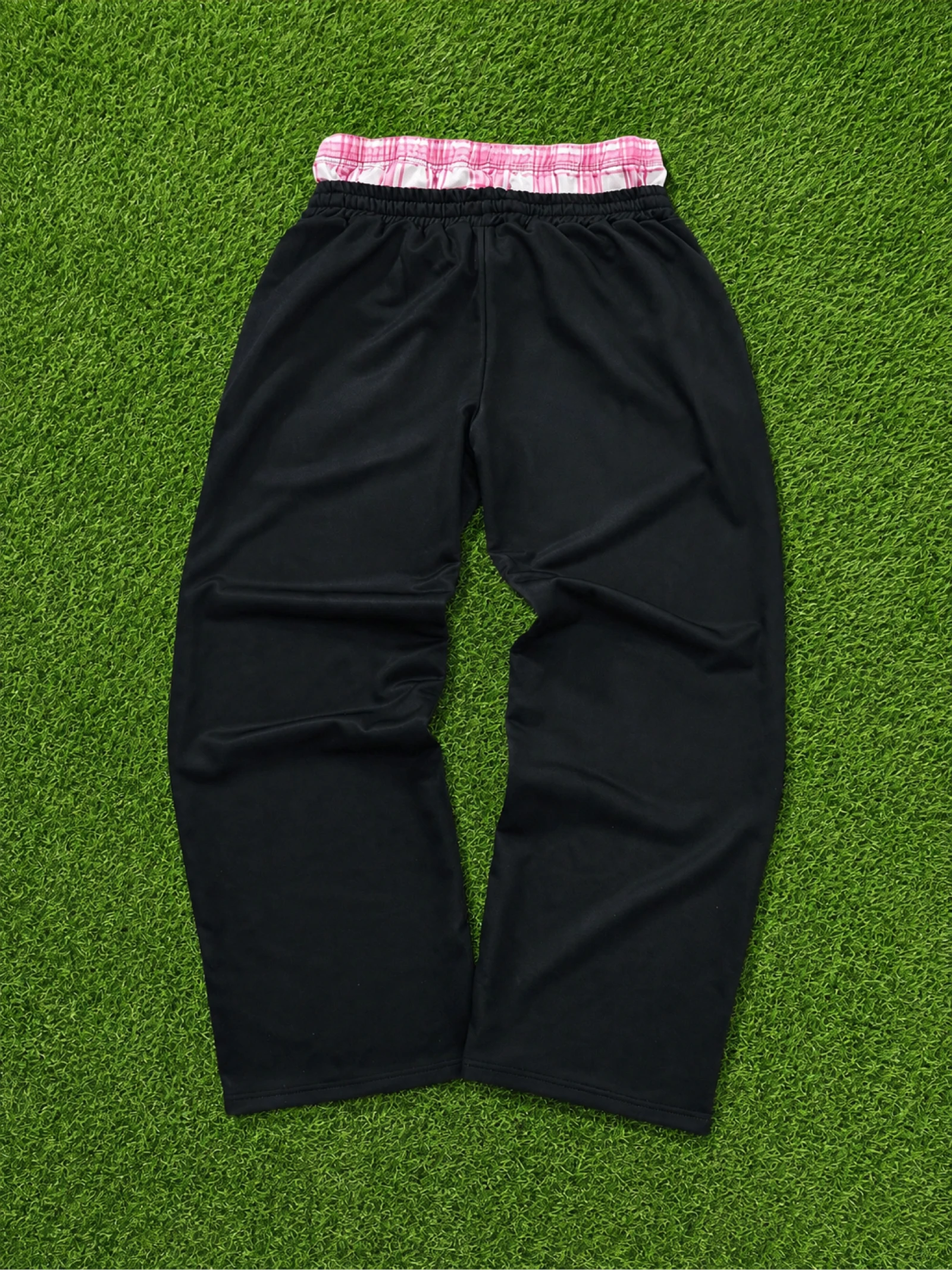 Black And Pink Baggy Jogger Pants Y2K New Never Worn Size S – photo 2